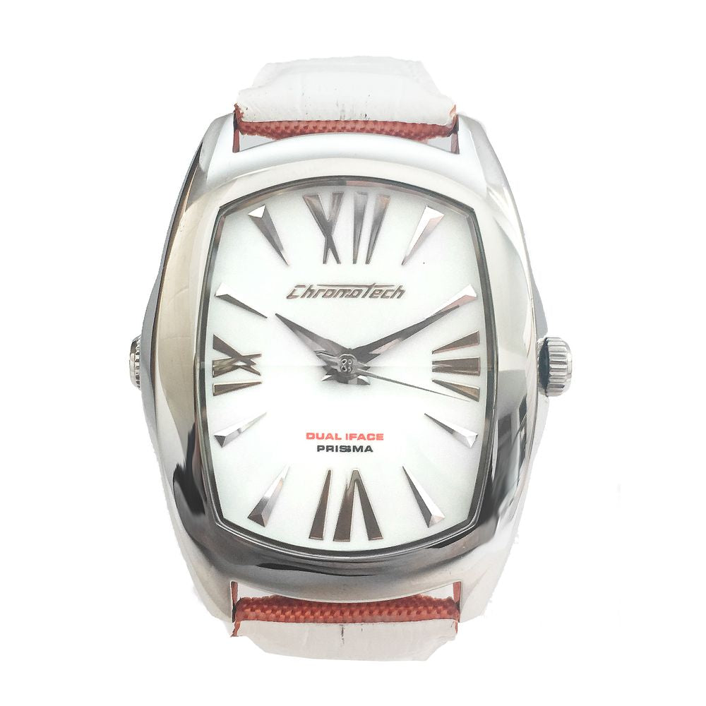 Chronotech Orange Leather Watch - ACCEXO