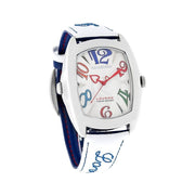 Chronotech Blue Leather Watch - ACCEXO