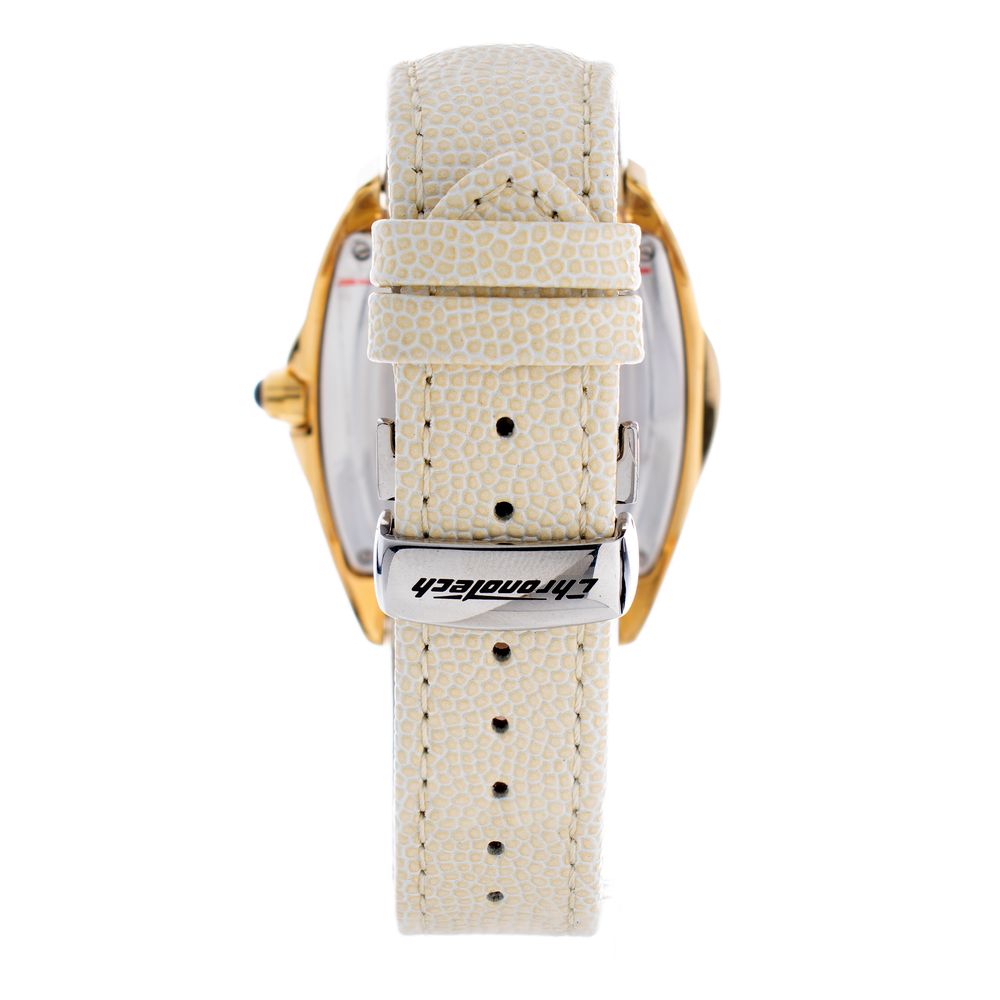 Chronotech Beige Leather Watch - ACCEXO