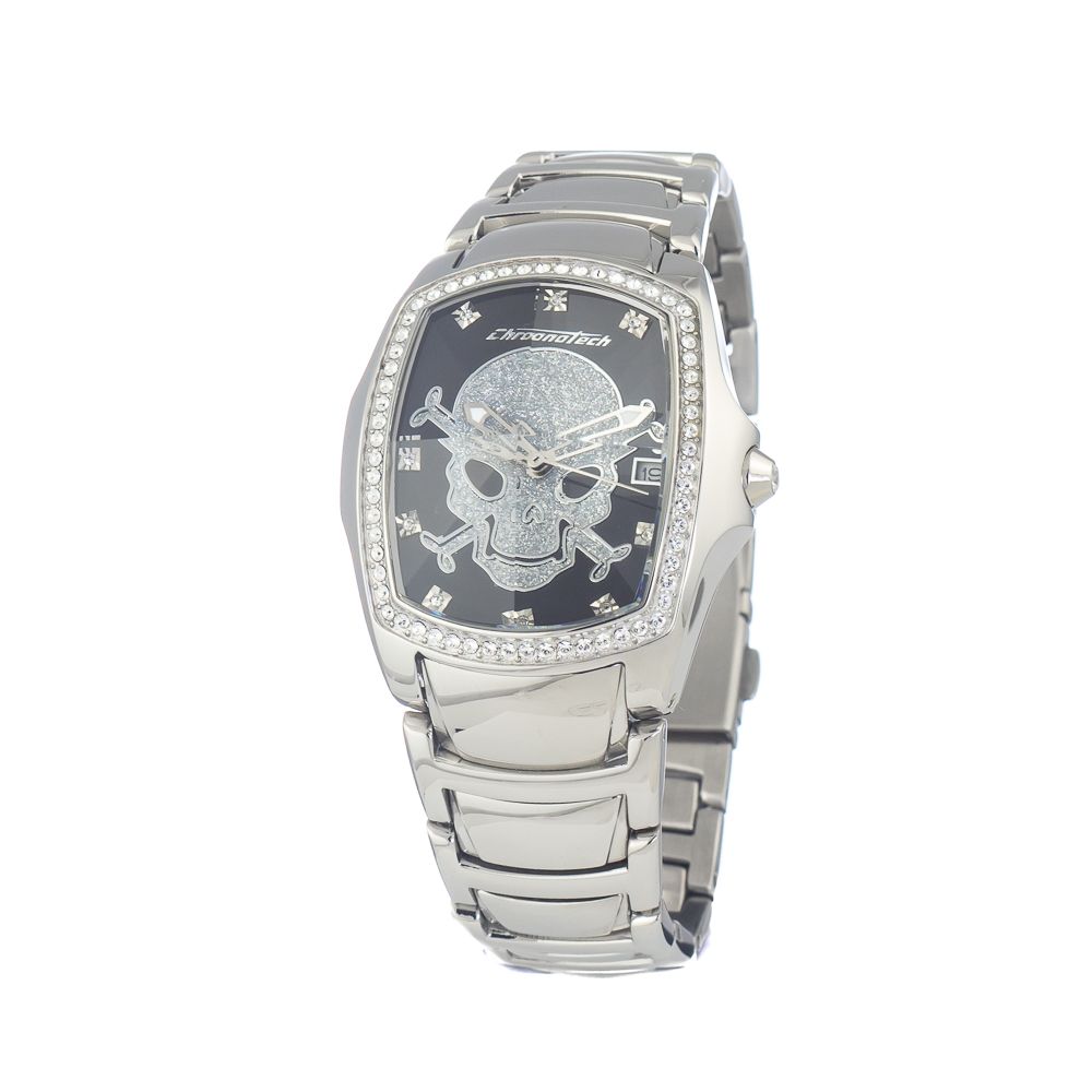 Chronotech Silver Steel Watch - ACCEXO