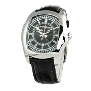Chronotech Black Leather Watch - ACCEXO