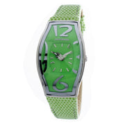 Chronotech Green Leather Watch - ACCEXO