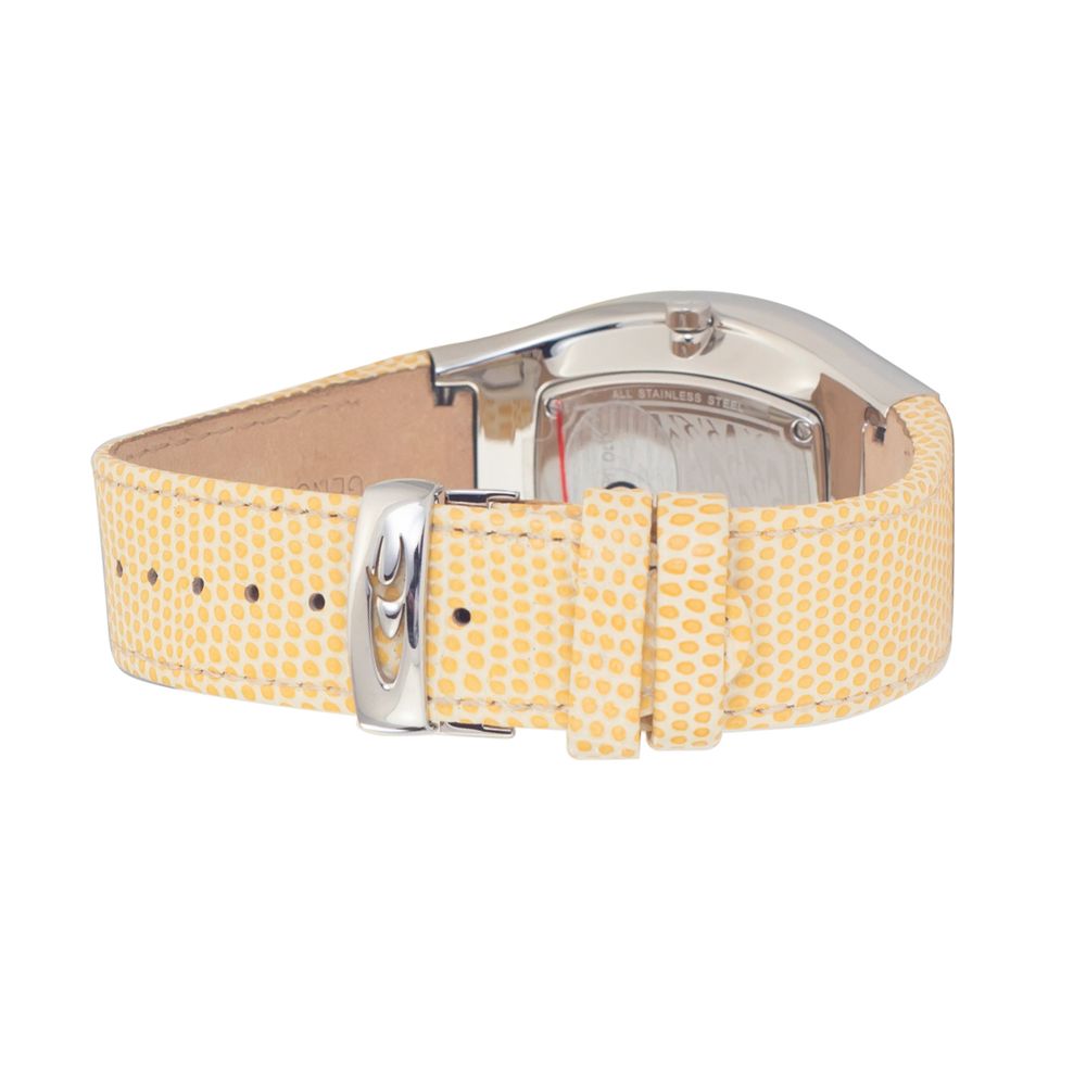 Chronotech Yellow Leather Watch - ACCEXO
