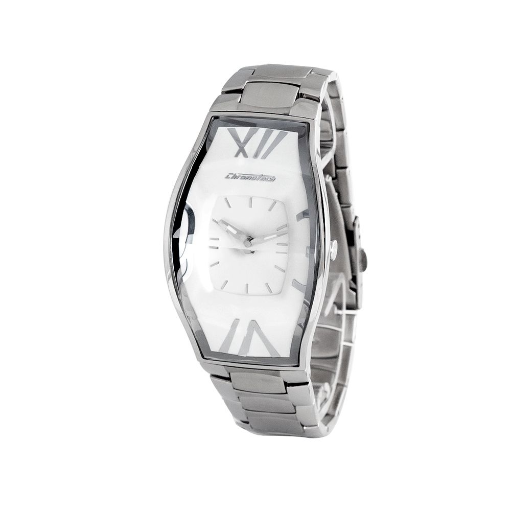 Chronotech Silver Steel Watch - ACCEXO