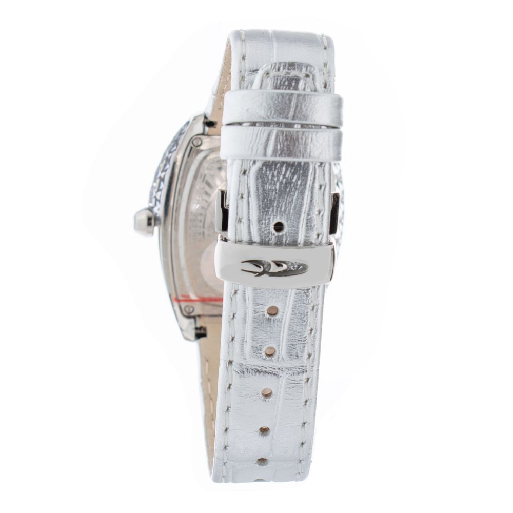 Chronotech Silver Leather Watch - ACCEXO