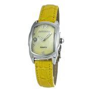 Chronotech Yellow Leather Watch - ACCEXO
