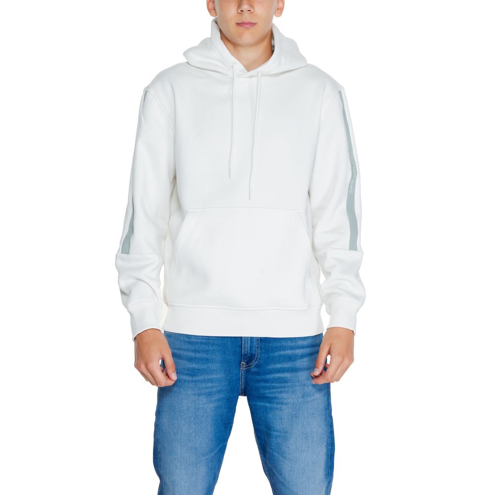 Calvin Klein Jeans Cream Cotton Sweater - ACCEXO