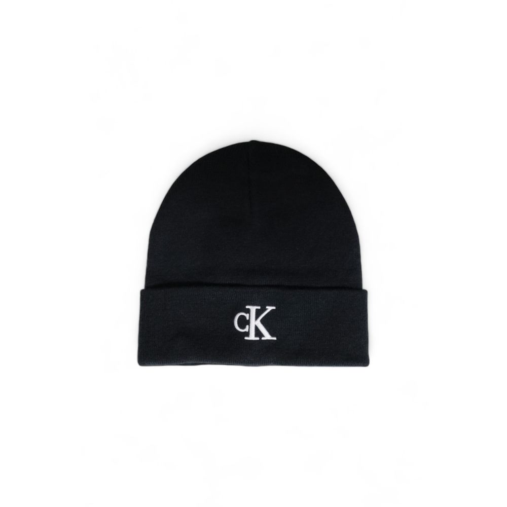 Calvin Klein Black Recycled Polyester Hats & Cap - ACCEXO