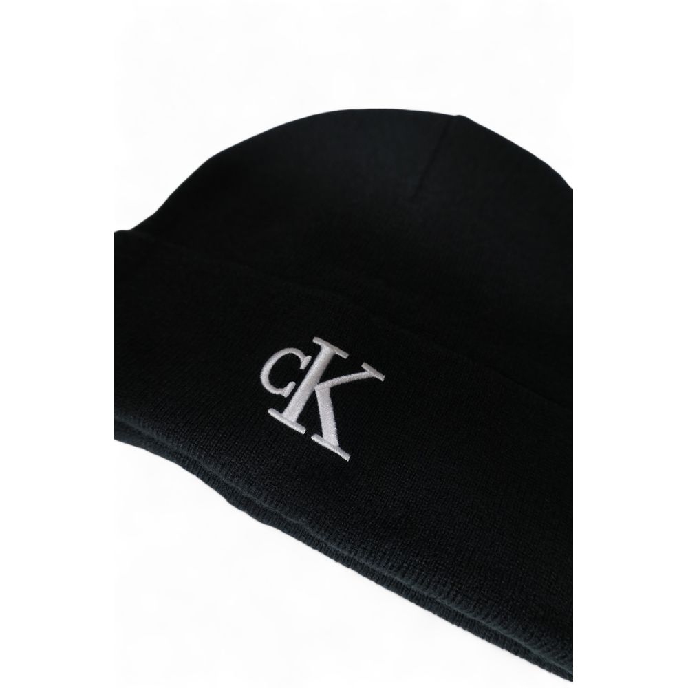 Calvin Klein Black Recycled Polyester Hats & Cap - ACCEXO