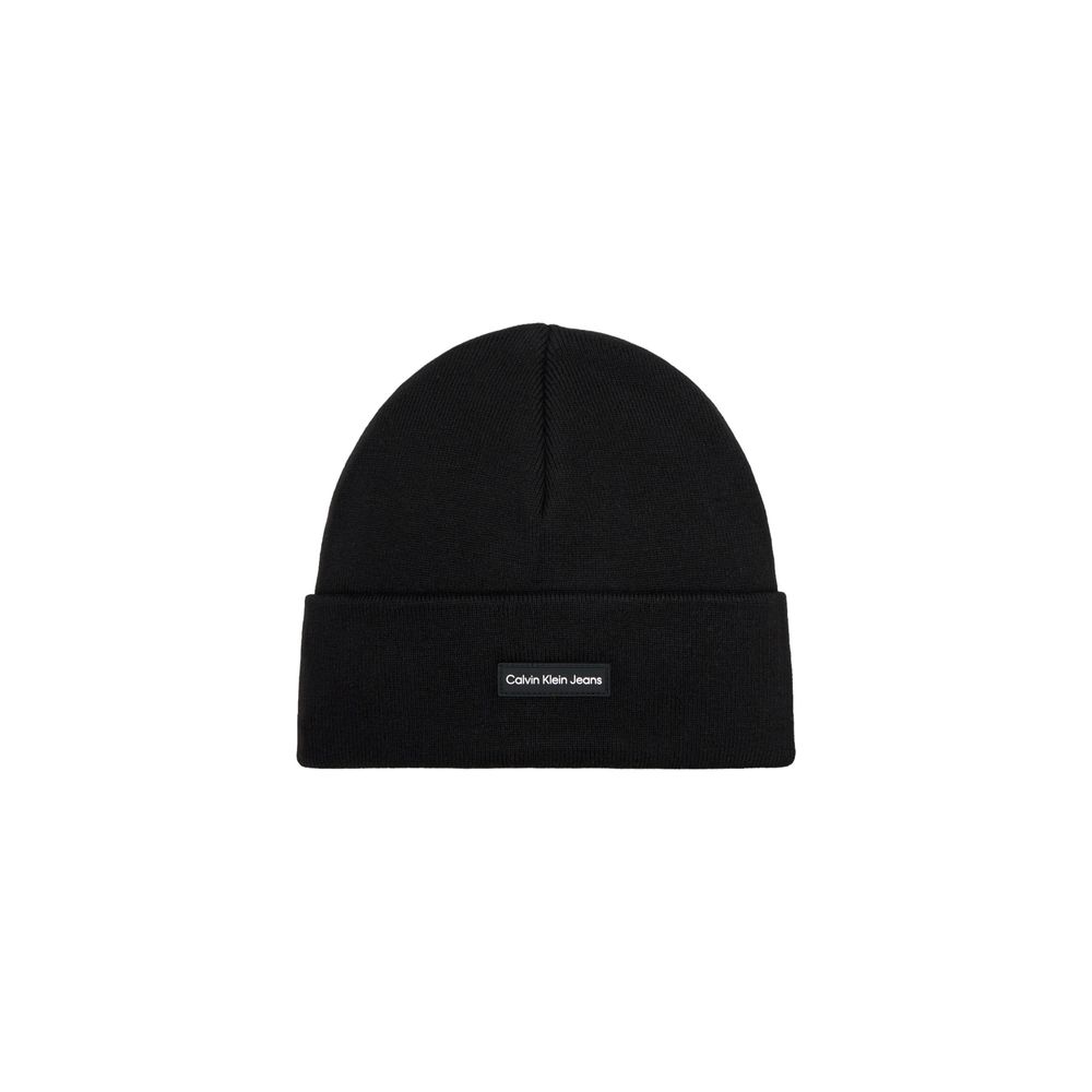 Calvin Klein Black Recycled Polyester Hats & Cap - ACCEXO