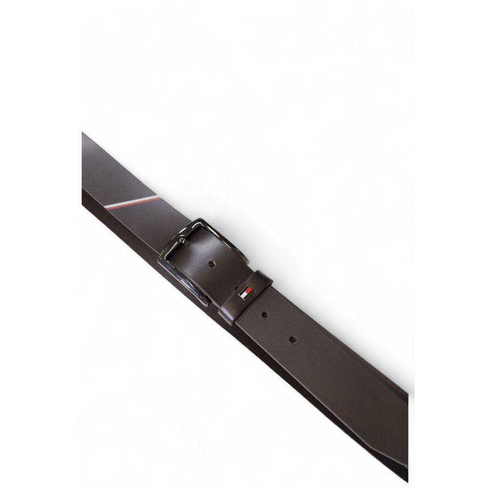 Tommy Hilfiger Brown Leather Belt - ACCEXO