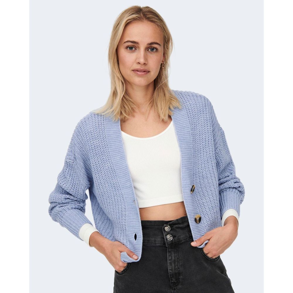 Only Blue Marabou Cardigan - ACCEXO