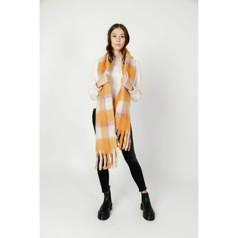 Only Orange Polyester Scarf - ACCEXO