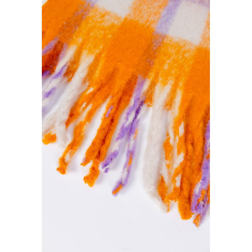 Only Orange Polyester Scarf - ACCEXO