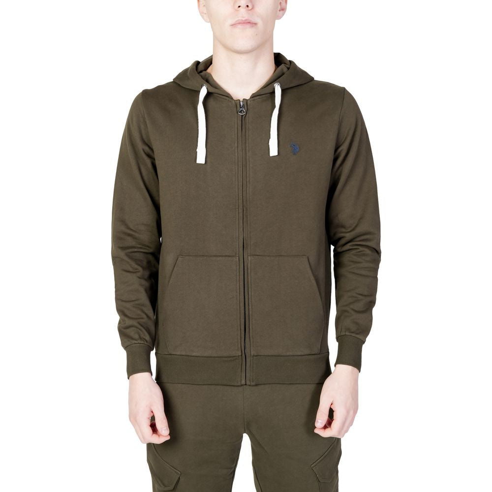 U.S. POLO ASSN. Green Cotton Sweater - ACCEXO