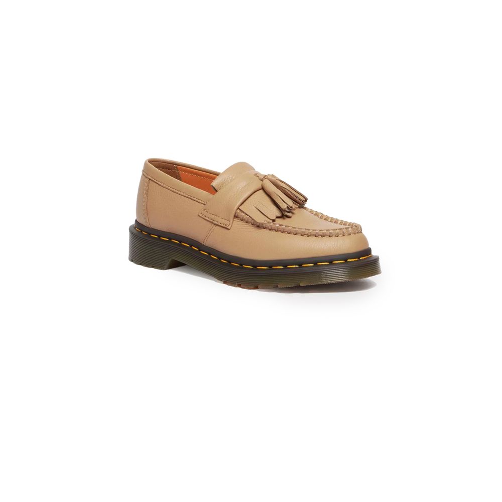 Dr. Martens Beige Leather Flat Shoe - ACCEXO