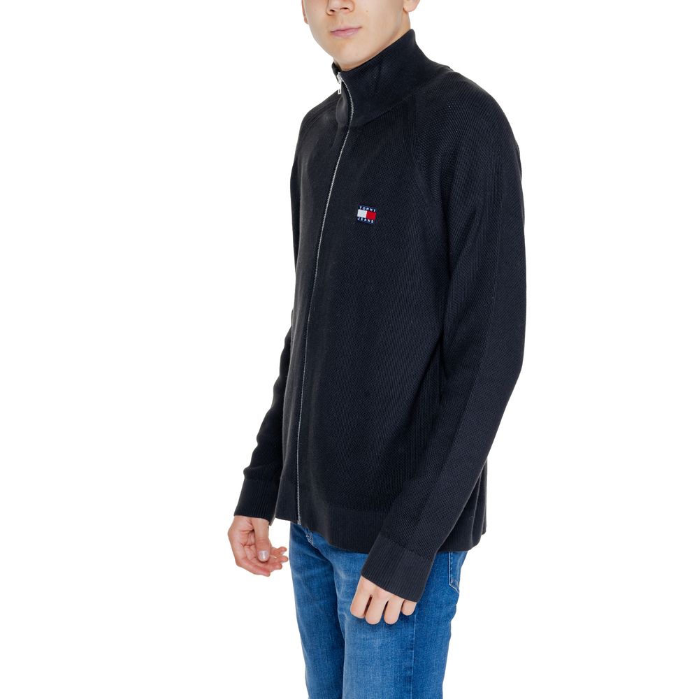 Tommy Hilfiger Jeans Black Cotton Cardigan - ACCEXO