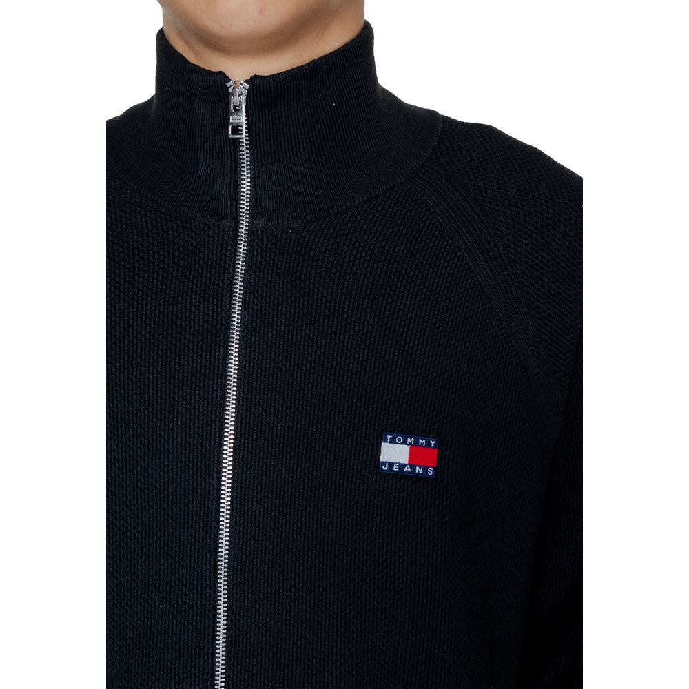 Tommy Hilfiger Jeans Black Cotton Cardigan - ACCEXO