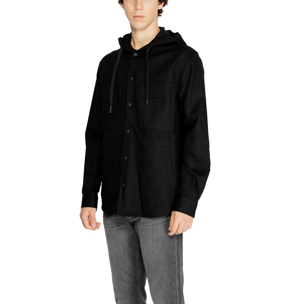 Antony Morato Black Cotton Shirt - ACCEXO