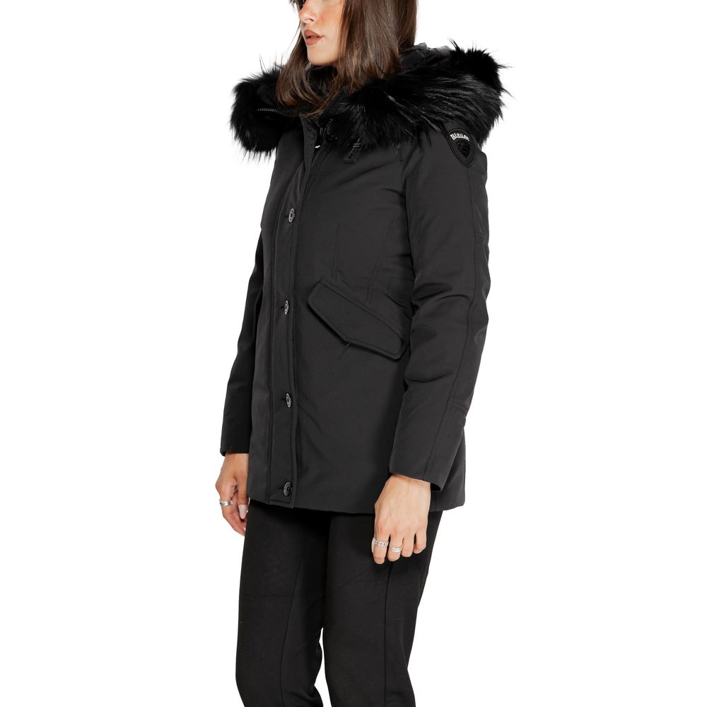 Blauer Black Polyester Parka - ACCEXO