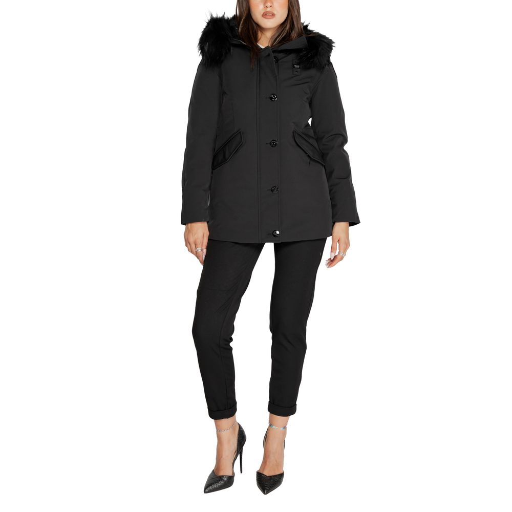 Blauer Black Polyester Parka - ACCEXO