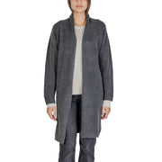 Morgan De Toi Gray Polyester Cardigan - ACCEXO