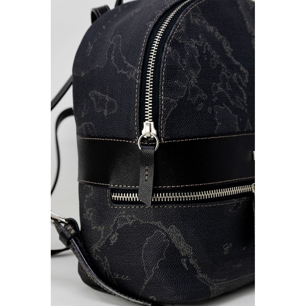 Alviero Martini Prima Classe Black Leather Backpack - ACCEXO