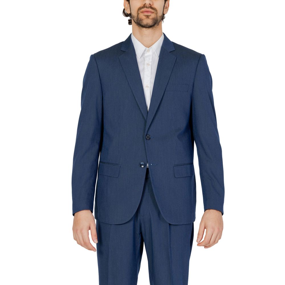 Antony Morato Blue Polyester Suit - ACCEXO