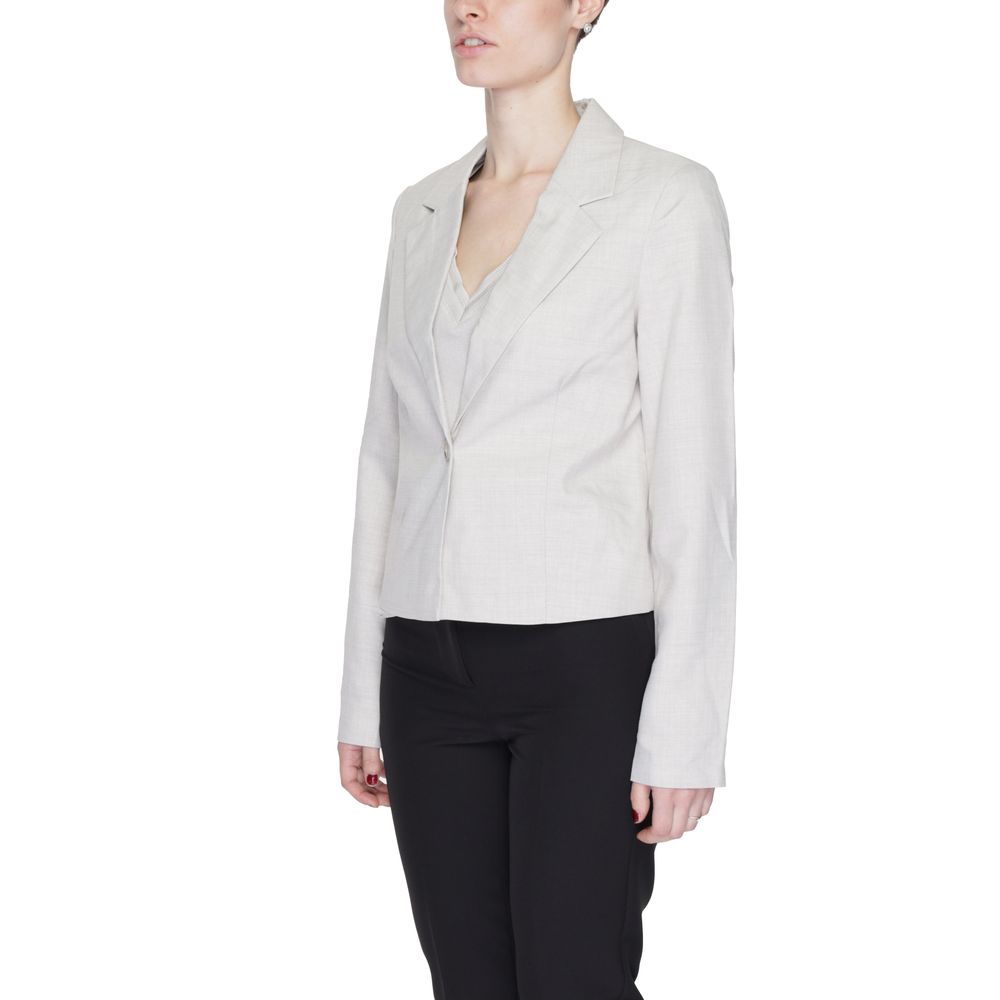 Vero Moda Gray Polyester Suits & Blazer - ACCEXO