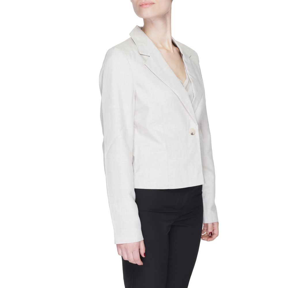 Vero Moda Gray Polyester Suits & Blazer - ACCEXO