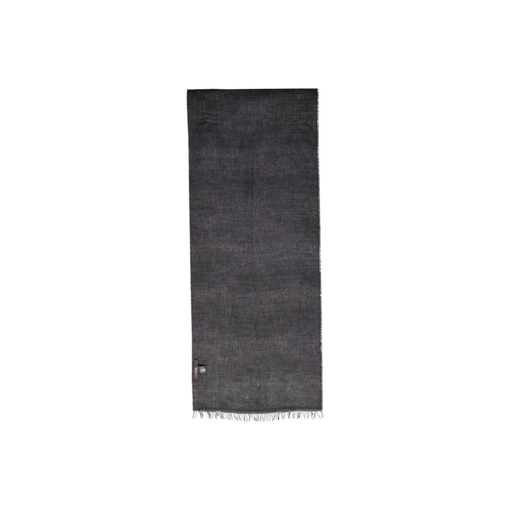 Alviero Martini Prima Classe Gray Polyacrylic Scarf - ACCEXO