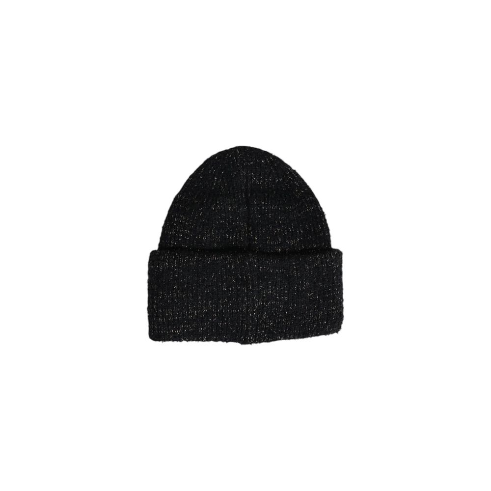 Pieces Black Recycled Polyester Hat - ACCEXO
