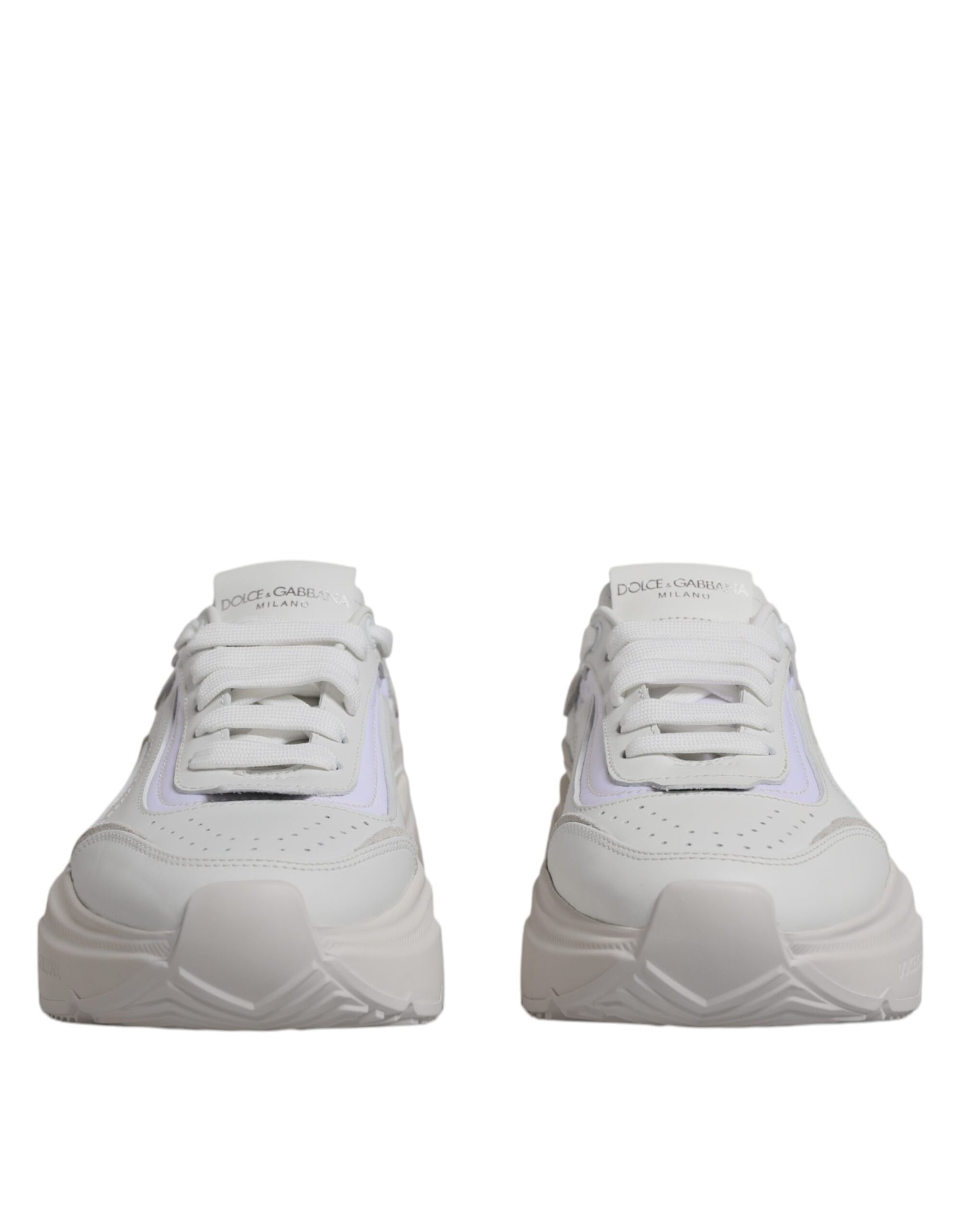 Dolce & Gabbana White Daymaster Low Top Sneakers Shoes - ACCEXO