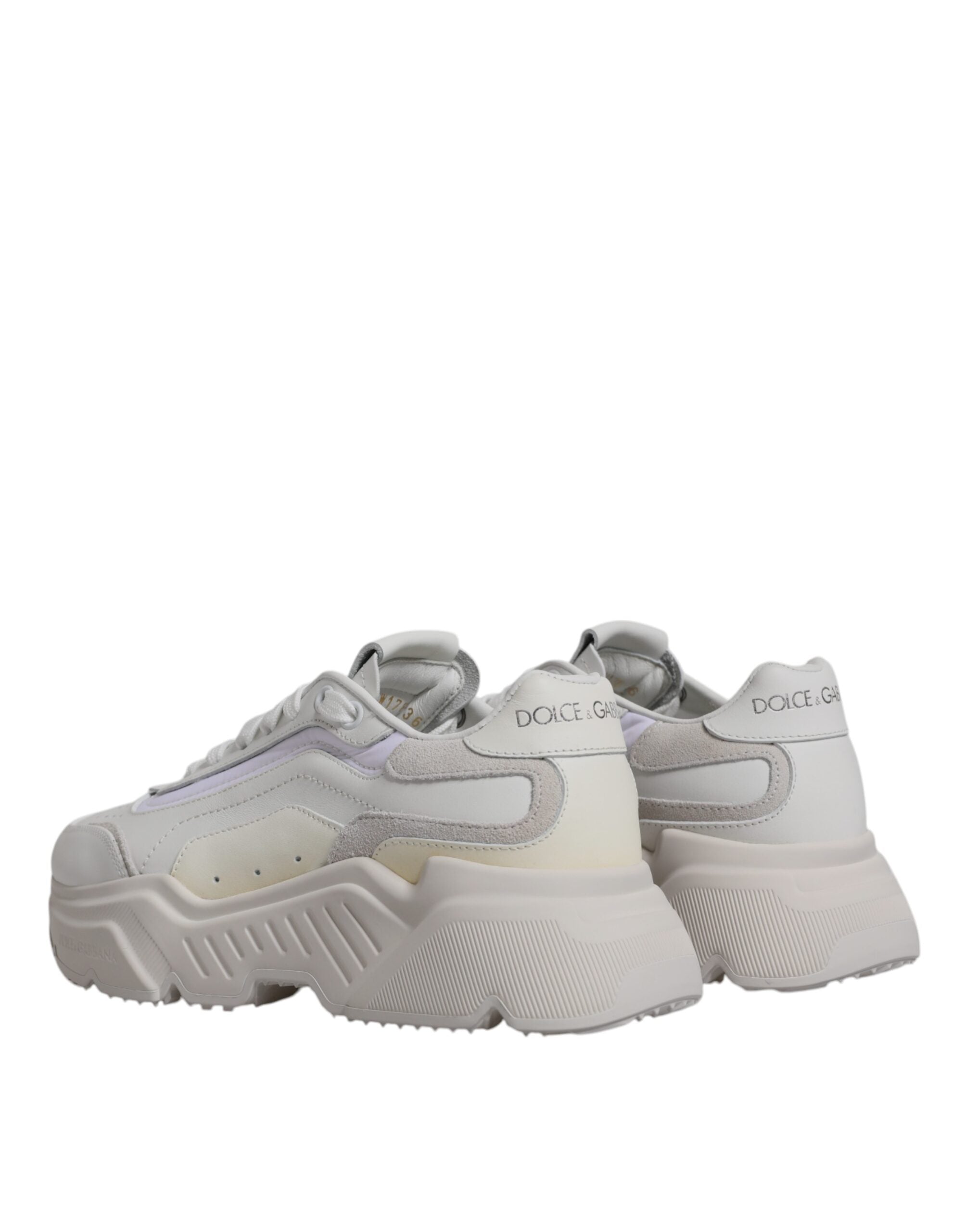 Dolce & Gabbana White Daymaster Low Top Sneakers Shoes - ACCEXO