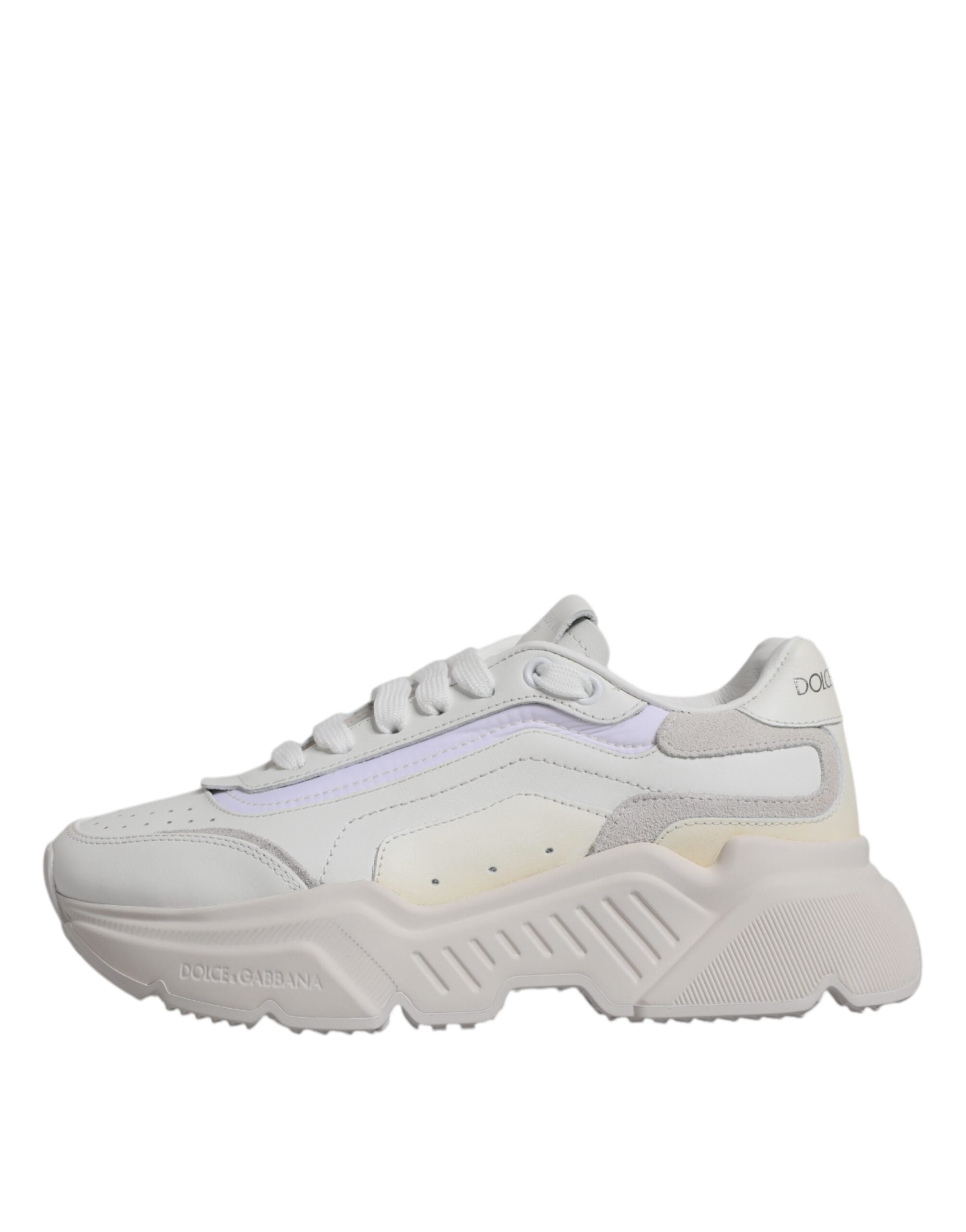 Dolce & Gabbana White Daymaster Low Top Sneakers Shoes - ACCEXO