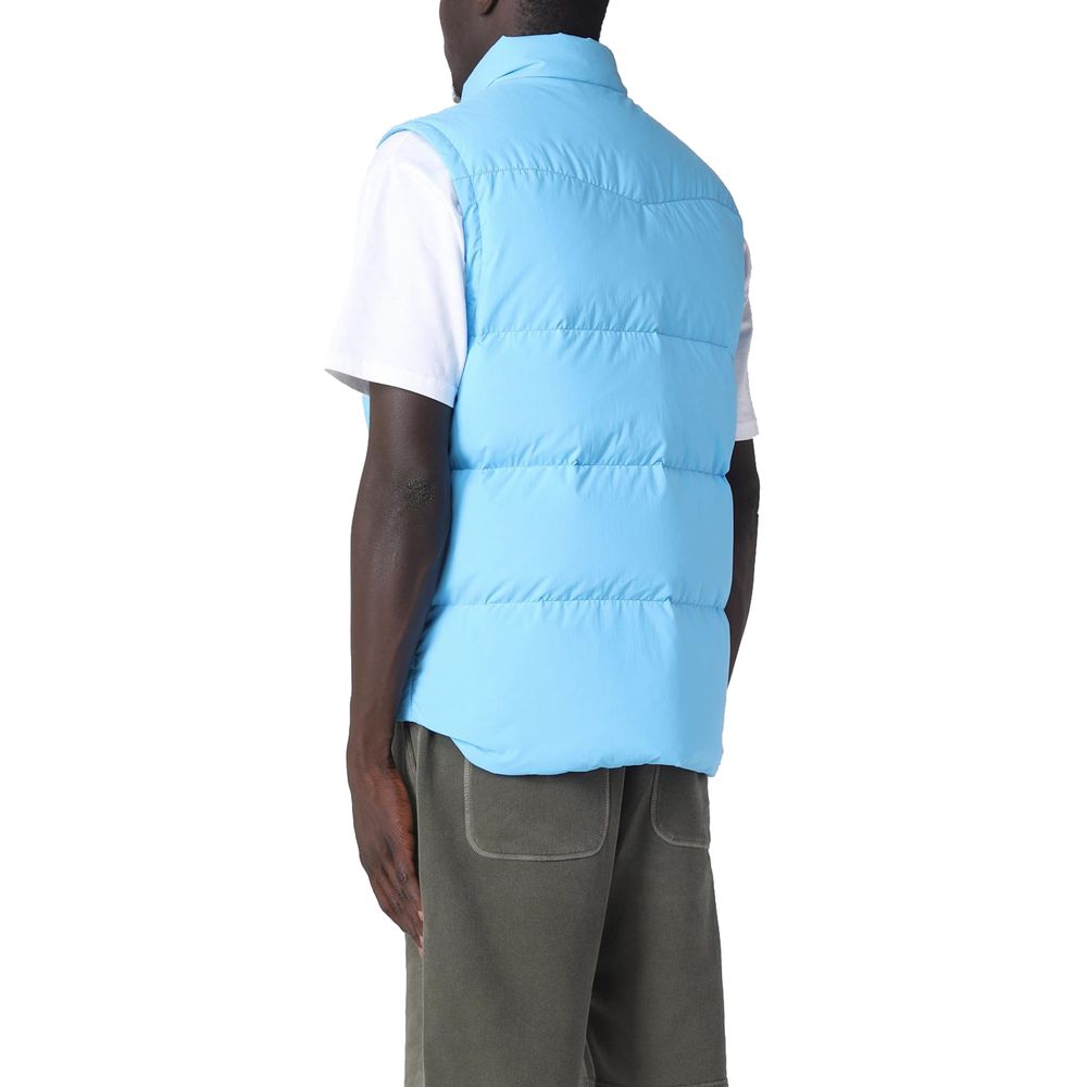 Woolrich Light Blue Polyester Vest - ACCEXO
