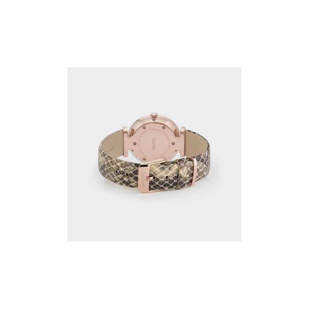 Cluse Beige Leather Watch - ACCEXO