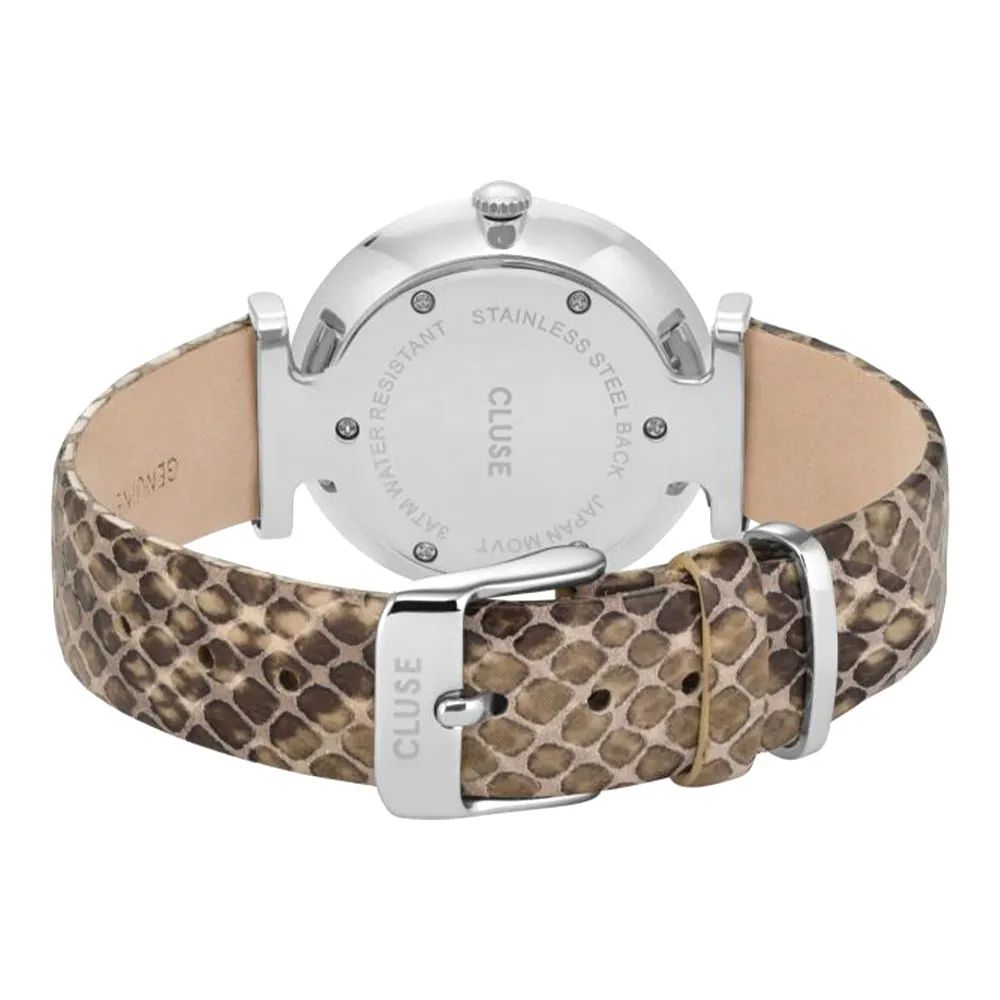 Cluse Beige Leather Watch - ACCEXO