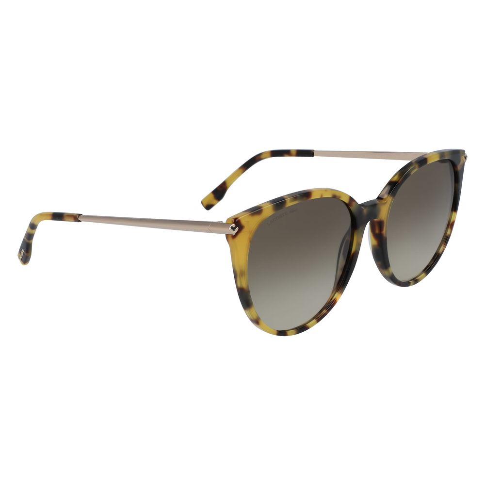 Lacoste Brown Metal Sunglasses - ACCEXO