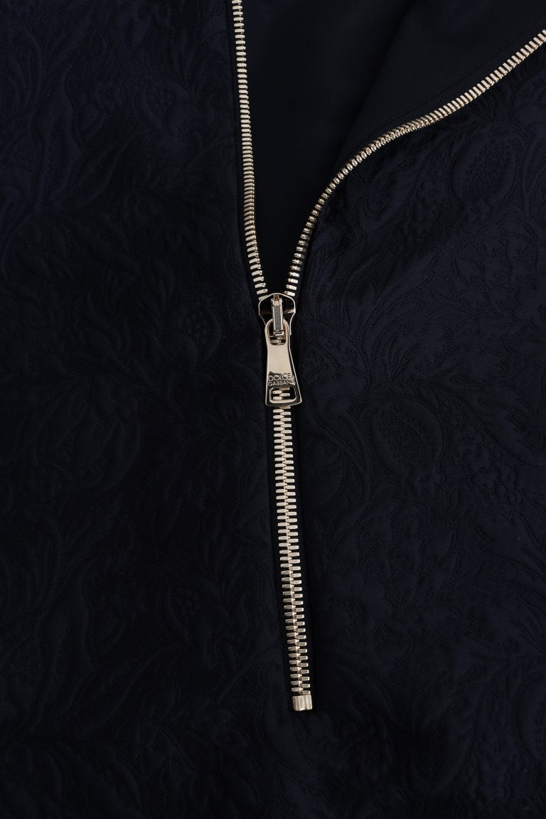 Dolce & Gabbana Enchanted Brocade Crystal Hooded Sweater - ACCEXO