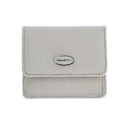 Dolce & Gabbana White Dauphine Leather Case Wallet - ACCEXO