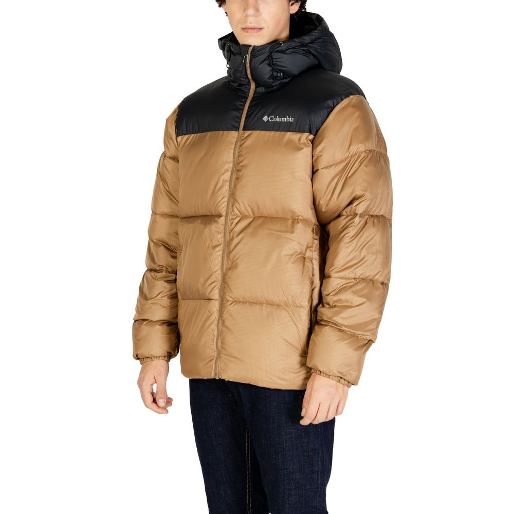 Columbia Beige Nylon Jacket - ACCEXO