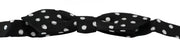 Dolce & Gabbana Black Polka Dots Adjustable Neck Bow Tie - ACCEXO