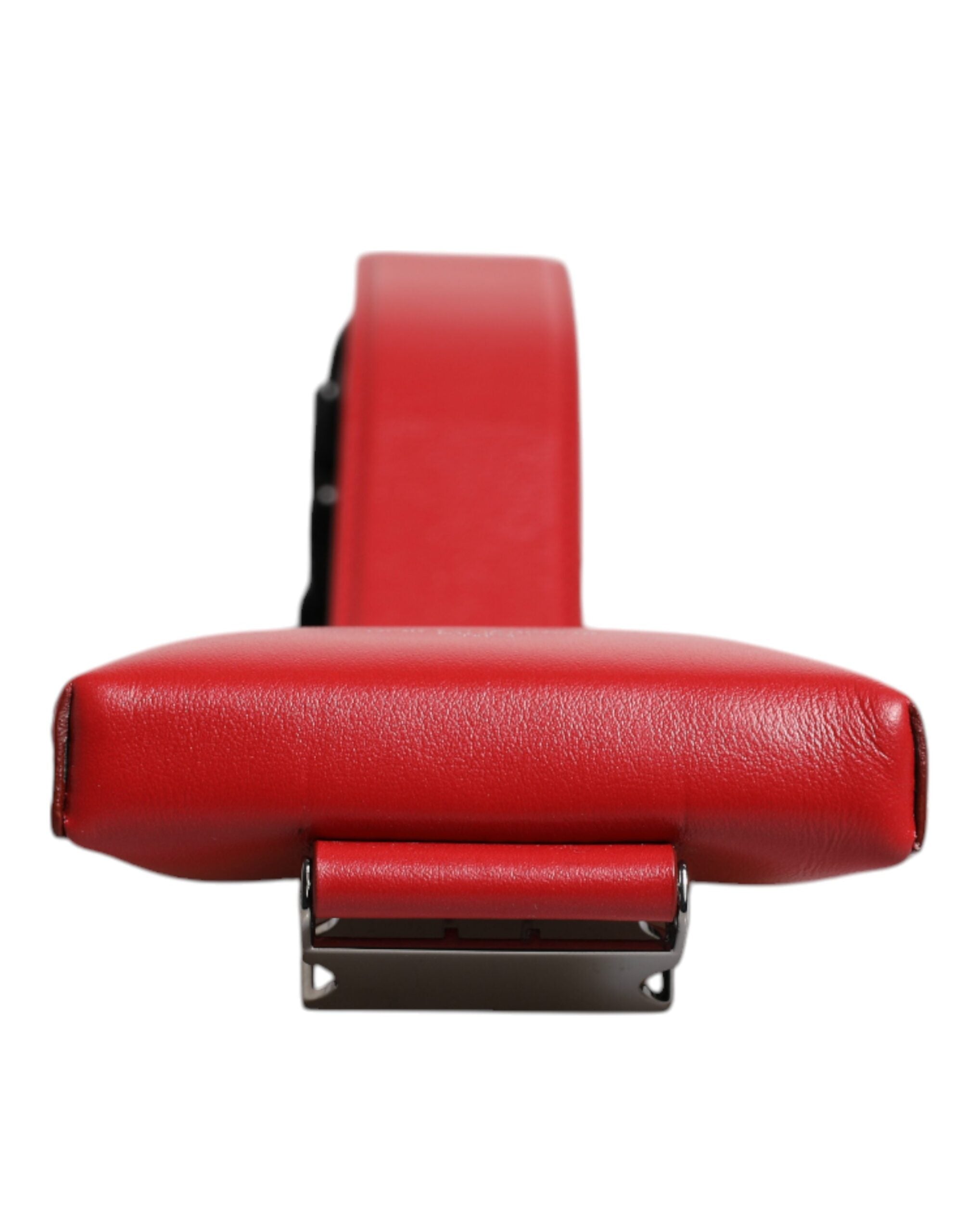 Dolce & Gabbana Red Leather Logo Zip Around Card Holder Wide Strap Wallet (Copy) - ACCEXO