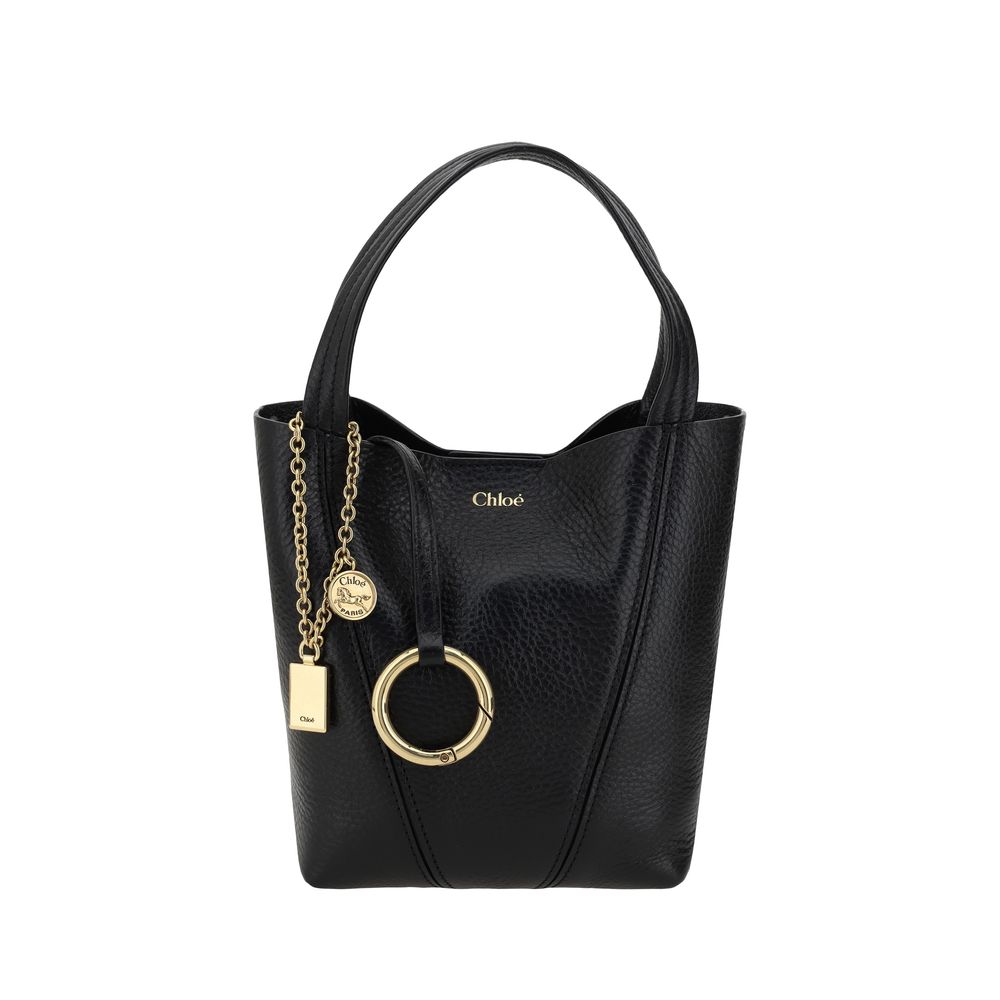 Chloé Spin Leather Women's Black Bag - ACCEXO