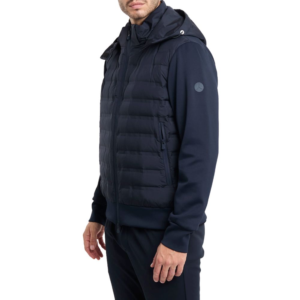 People Of Shibuya Blue Polyester Jacket - ACCEXO
