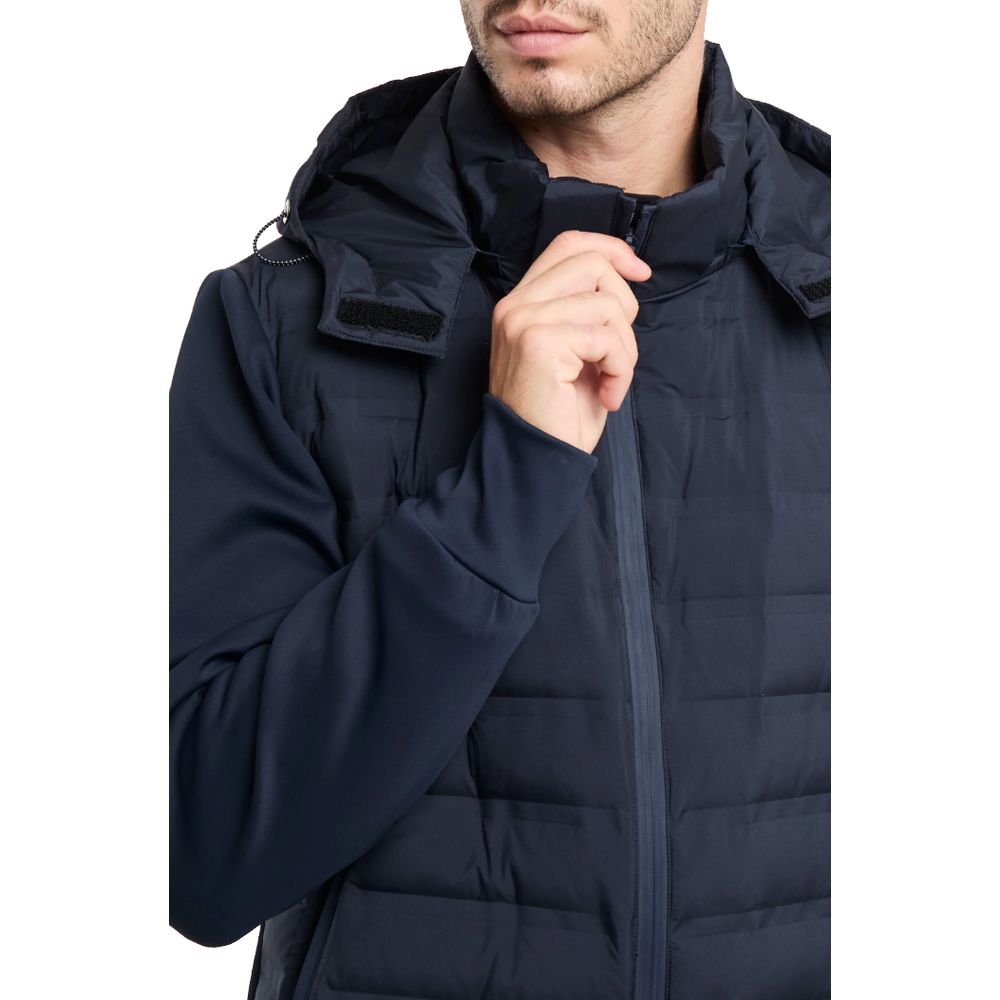 People Of Shibuya Blue Polyester Jacket - ACCEXO