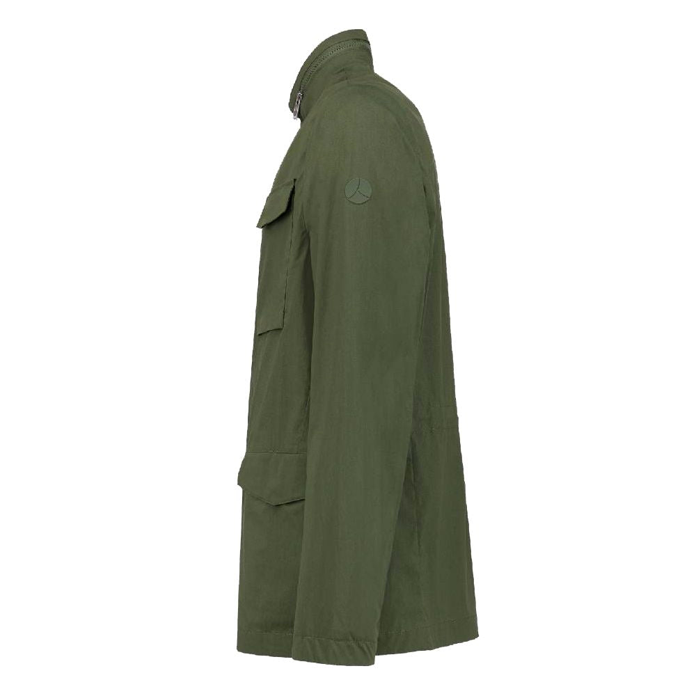 People Of Shibuya Green Cotton Jacket - ACCEXO