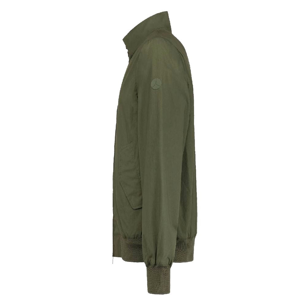 People Of Shibuya Green Cotton Jacket - ACCEXO