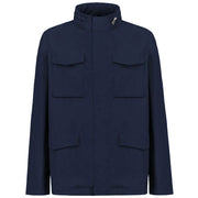 People Of Shibuya Blue Cotton Jacket - ACCEXO